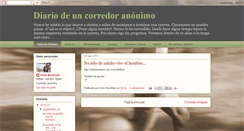 Desktop Screenshot of diariodeuncorredoranonimo.blogspot.com