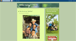 Desktop Screenshot of brittanfamily.blogspot.com