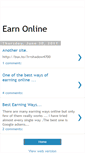 Mobile Screenshot of earning-ways.blogspot.com