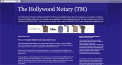 Desktop Screenshot of hollywoodnotary.blogspot.com