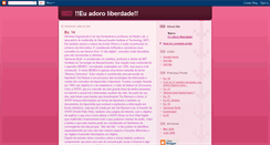 Desktop Screenshot of euadoroliberdade.blogspot.com