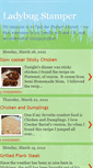 Mobile Screenshot of ladybugstamper.blogspot.com