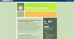 Desktop Screenshot of gooseberryparkplayers.blogspot.com