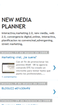 Mobile Screenshot of newmediaplanner.blogspot.com