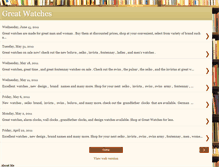 Tablet Screenshot of greatwatches4less.blogspot.com