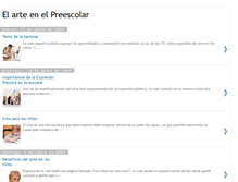 Tablet Screenshot of elarteenpreescolar.blogspot.com