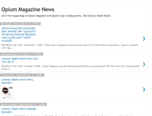 Tablet Screenshot of opiummagazinenews.blogspot.com