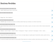Tablet Screenshot of destinosperdidos.blogspot.com