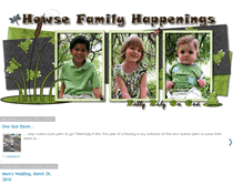 Tablet Screenshot of howsefamilyhappenings.blogspot.com