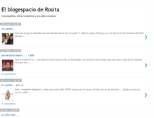 Tablet Screenshot of elblogespacioderosita.blogspot.com