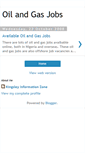 Mobile Screenshot of oilandgasjobsinnigeria.blogspot.com