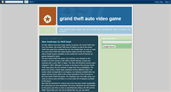 Desktop Screenshot of grand-theft-auto-game.blogspot.com