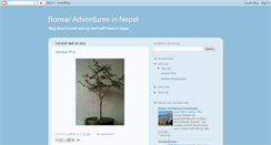Desktop Screenshot of bonsainepal.blogspot.com