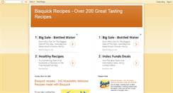 Desktop Screenshot of bisquickrecipes.blogspot.com