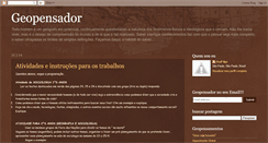 Desktop Screenshot of geopensador.blogspot.com