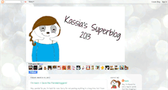 Desktop Screenshot of kassiasuperblog.blogspot.com