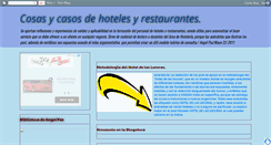 Desktop Screenshot of cosasycasosdehotelesyrestaurantes.blogspot.com