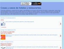 Tablet Screenshot of cosasycasosdehotelesyrestaurantes.blogspot.com