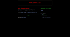 Desktop Screenshot of ninjathemes.blogspot.com