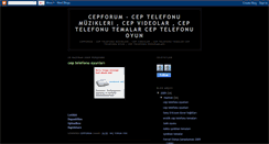 Desktop Screenshot of ceptelefonumuzikleri.blogspot.com