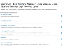 Tablet Screenshot of ceptelefonumuzikleri.blogspot.com