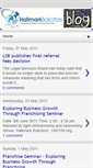 Mobile Screenshot of hallmarksolicitors.blogspot.com