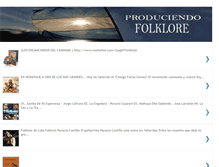 Tablet Screenshot of produciendofolklore.blogspot.com