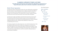 Desktop Screenshot of laser-liposuction-guide.blogspot.com