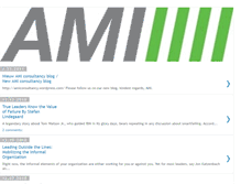Tablet Screenshot of ami-consultancy.blogspot.com