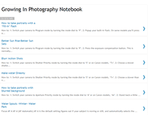 Tablet Screenshot of growinginphotography.blogspot.com