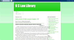 Desktop Screenshot of library-kclaw.blogspot.com