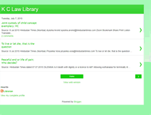 Tablet Screenshot of library-kclaw.blogspot.com