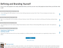 Tablet Screenshot of definingandbranding.blogspot.com