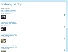 Tablet Screenshot of kickboxingnet.blogspot.com