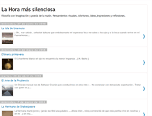 Tablet Screenshot of lahoramssilenciosa.blogspot.com