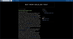 Desktop Screenshot of buywowgold999.blogspot.com