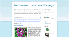 Desktop Screenshot of indonesian-food-forage.blogspot.com