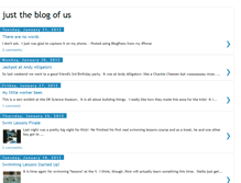 Tablet Screenshot of justtheblogofus.blogspot.com