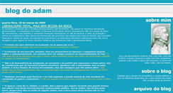 Desktop Screenshot of blogdoadam.blogspot.com