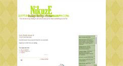 Desktop Screenshot of nikuzee.blogspot.com