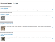 Tablet Screenshot of dreamsdownunder.blogspot.com