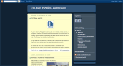 Desktop Screenshot of colegioespanolamericano.blogspot.com