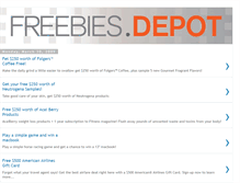 Tablet Screenshot of freebies-depot.blogspot.com