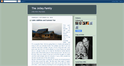 Desktop Screenshot of jolleyfamilybloggers.blogspot.com