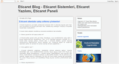Desktop Screenshot of eticaretblog.blogspot.com