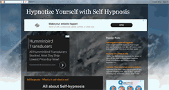 Desktop Screenshot of hypnosis-knowthyself.blogspot.com