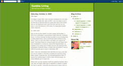 Desktop Screenshot of gambialiving.blogspot.com