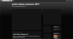 Desktop Screenshot of justinbieberpictures2011.blogspot.com