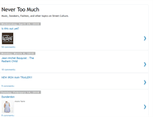 Tablet Screenshot of nevertoomuchnevertoomuch.blogspot.com