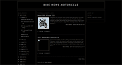 Desktop Screenshot of bikesnewsmotorcycles.blogspot.com